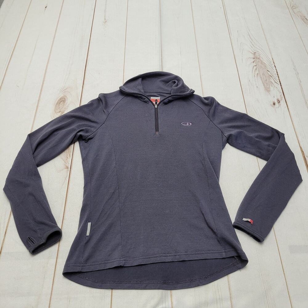 Icebreaker merino wool 260 bodyfit bases layer quarter zip long sleeve top shirt